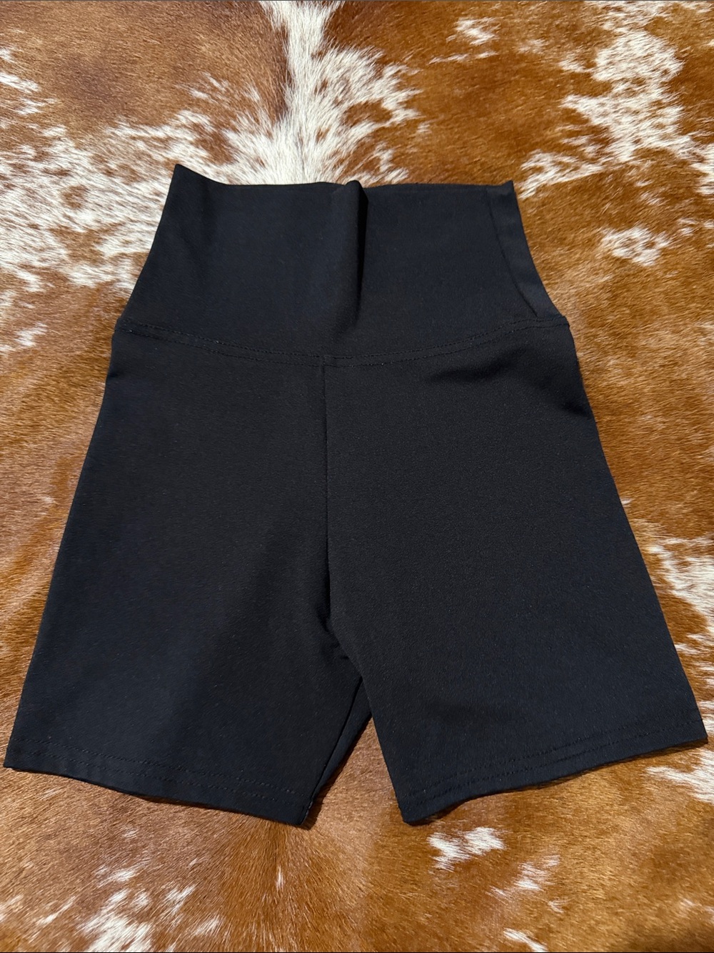 High-Waist Black Women’s Bike Shorts